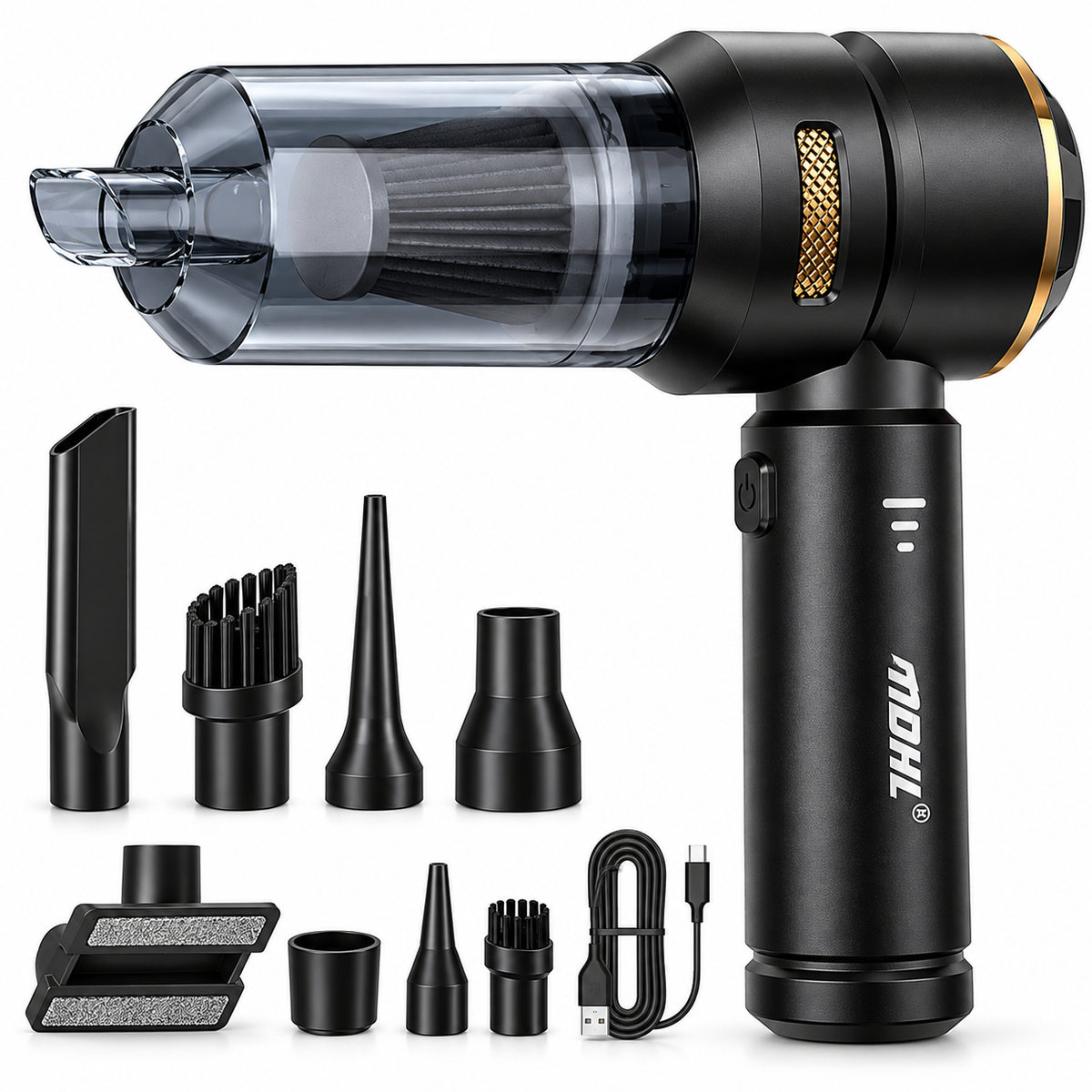 4 in 1 Cordless Handheld Vacuum Cleaner with Blower and Inflator