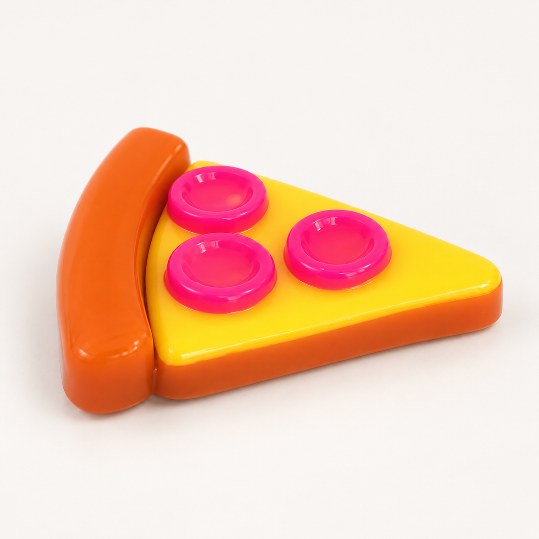 Pizza Slice Shaped Squishy Toy