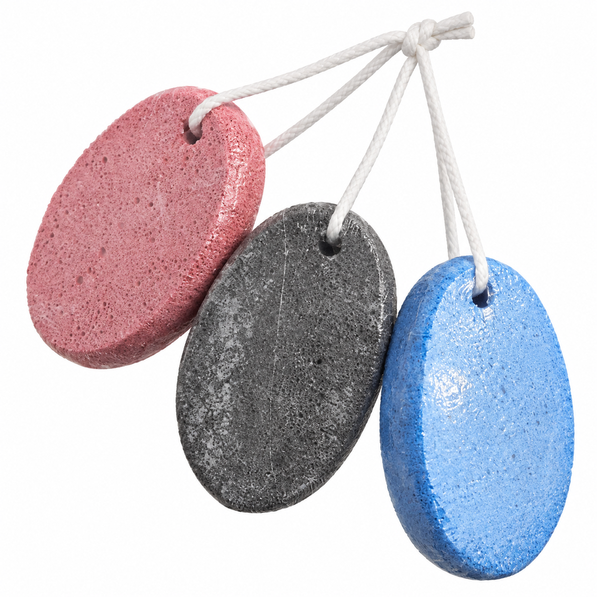 Oval Pumice Stone Foot Scrubber with Hanging Rope