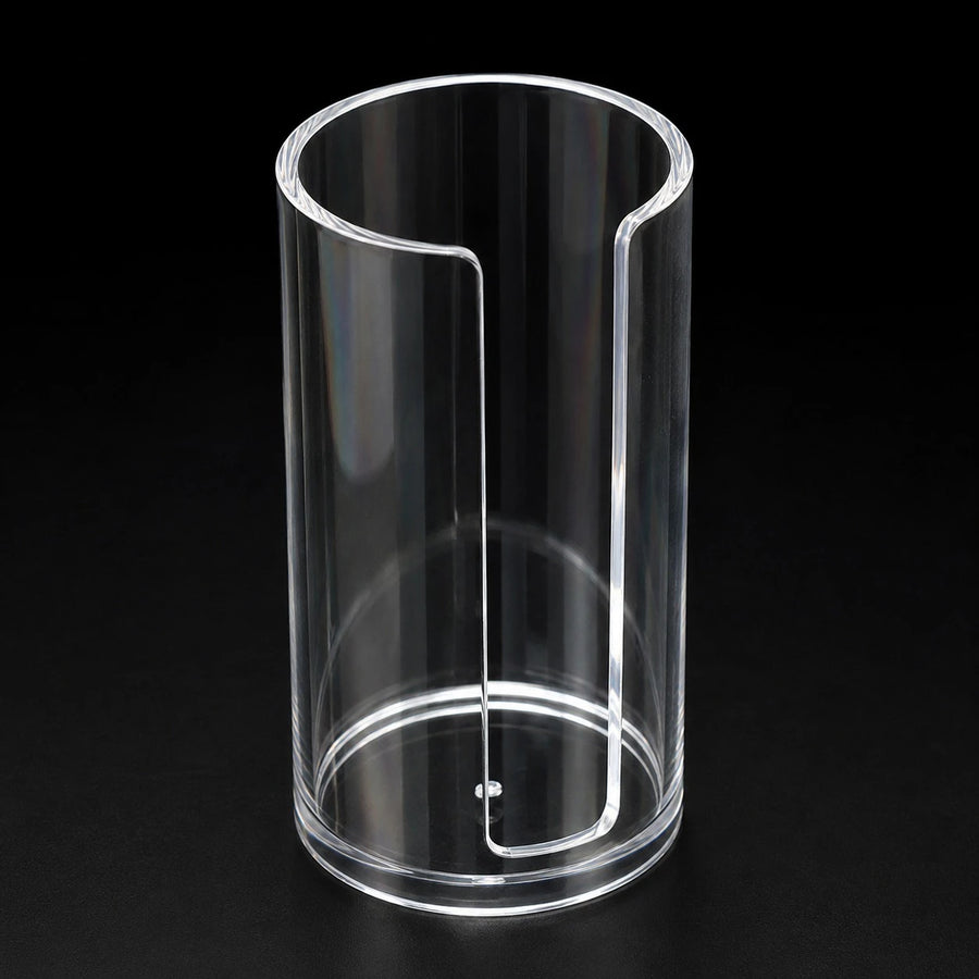 Clear Acrylic Cotton Pad Holder Makeup Vanity Organizer Bathroom Storage Container Cosmetic Pad Dispenser