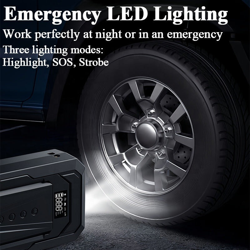 Multifunction Car Jump Starter & Tire Inflator 6000mAh