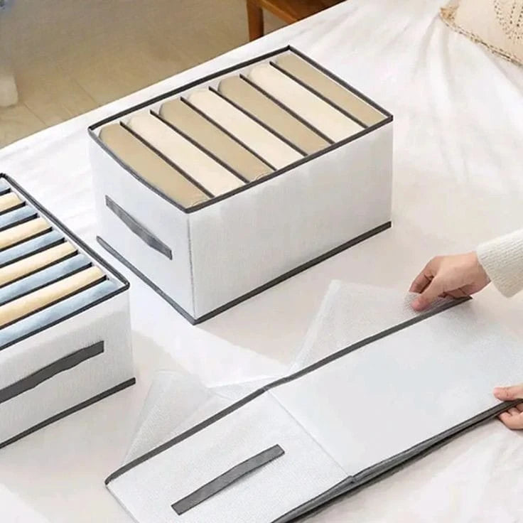 Foldable 7 Grid Storage Box Organizer