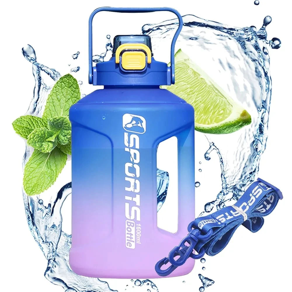 Gradient Sports Water Bottle 1.6L Large Capacity Motivational Water Bottle Fitness Gym Outdoor Drinking Bottle - Image 12