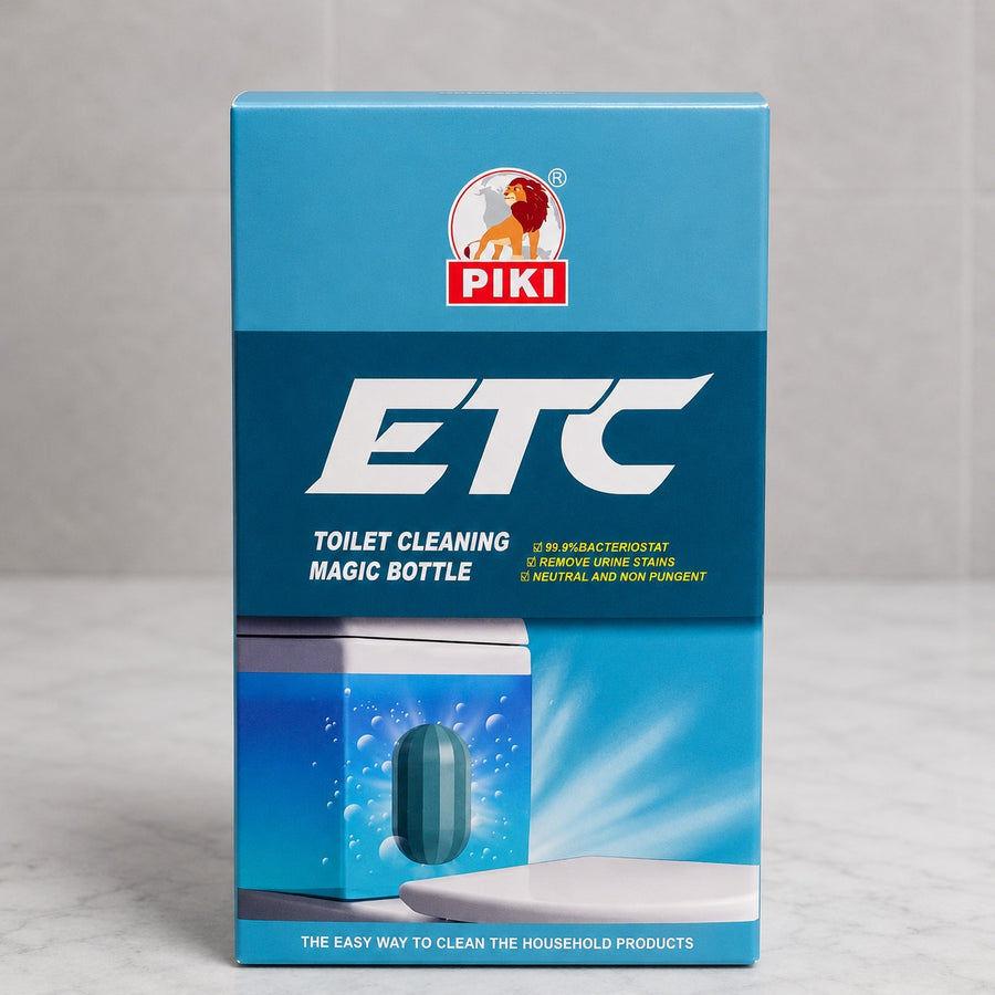 Automatic Toilet Tank Cleaner Magic Bottle Long Lasting Descaling and Stain Removal Cleaning Solution – Blue