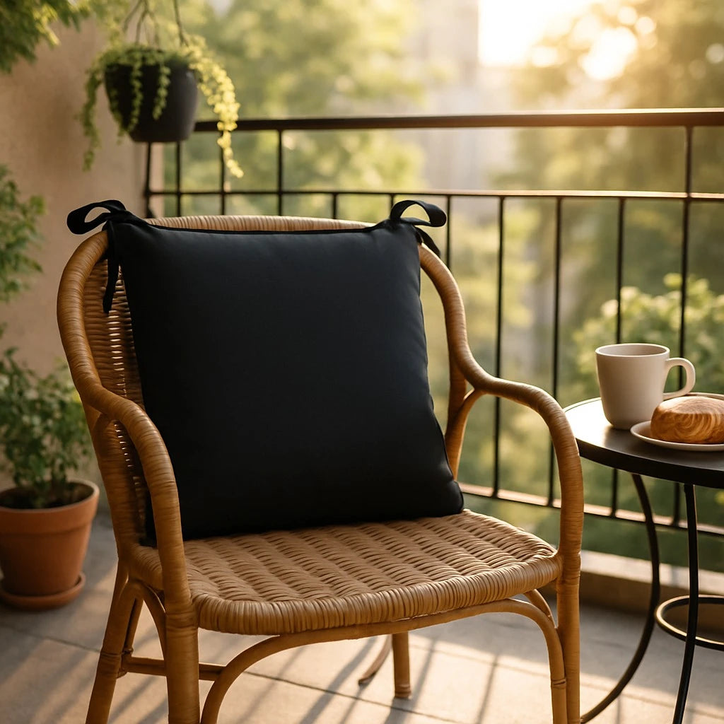 Soft Square Chair Cushion 40x40 cm Soft Fabric Padded Seat Cushion for Dining Kitchen and Home Chairs - Image 4