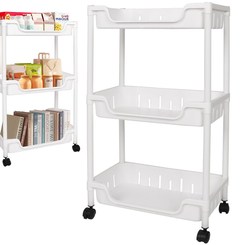 3 Tier Rolling Storage Rack