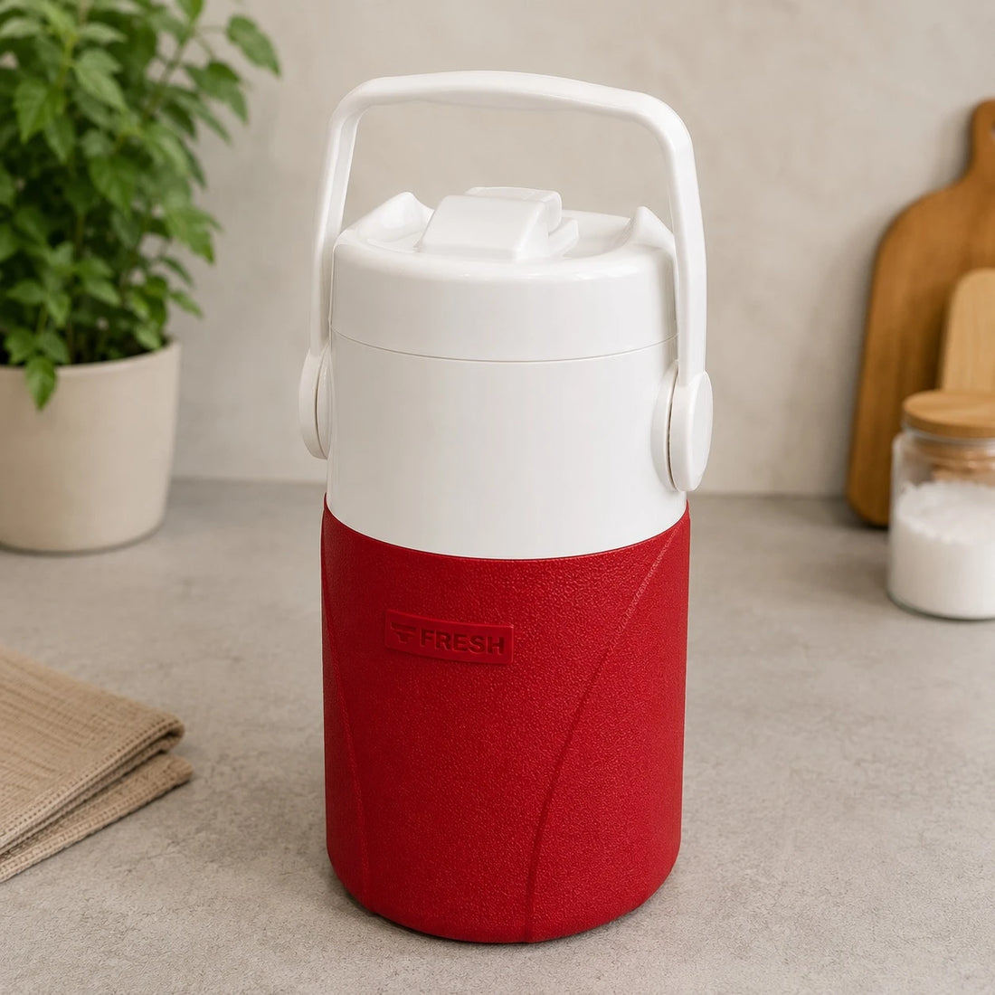 3 Liter Portable Insulated Water Cooler Jug with Handle Cold Drink Container for Picnic Camping and Travel