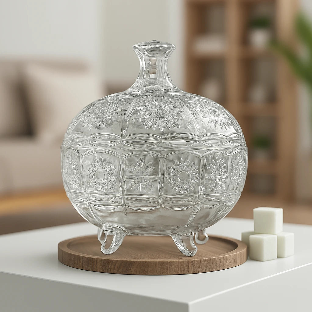 Bohemia Crystal Sugar Bowl
