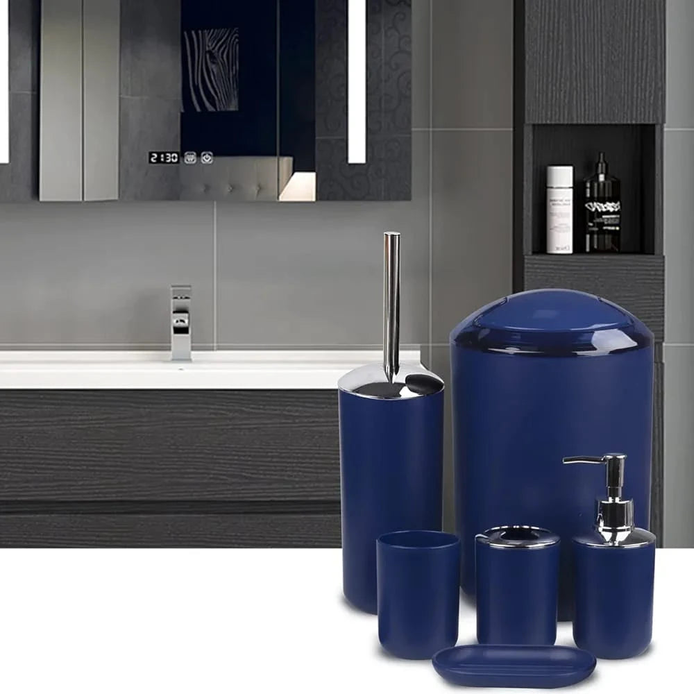 6 Pieces Bathroom Accessories Set - Image 2