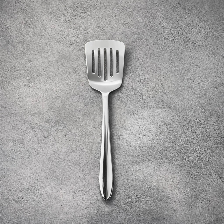 Stainless Steel Kitchen Utensil Set Cooking Utensils Set Metal Cooking Tools Kitchen Serving Utensils Set of 6 Silver