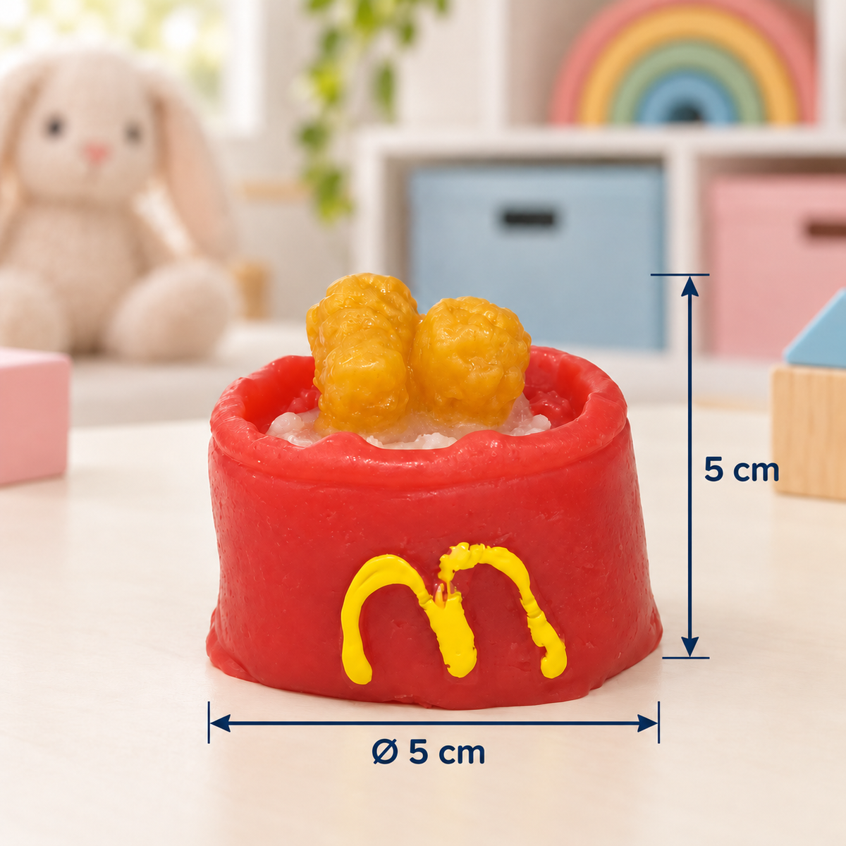 Fast Food Bucket Squishy Sensory Toy