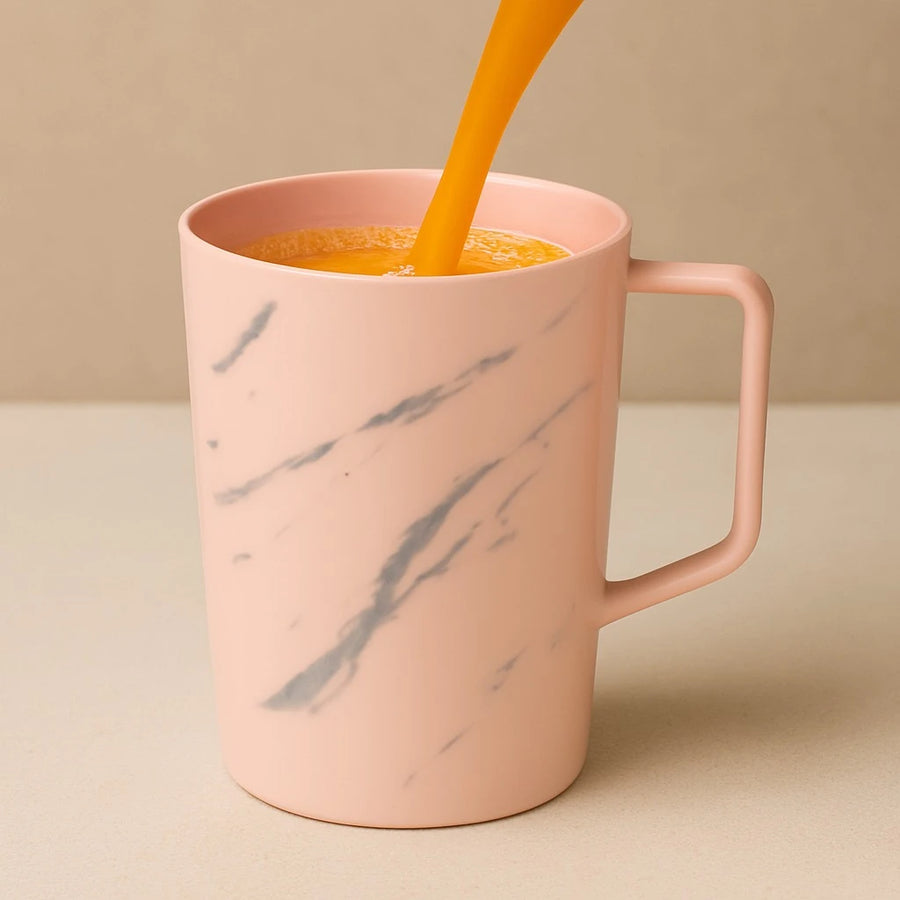 Non Breakable Marble Plastic Cup