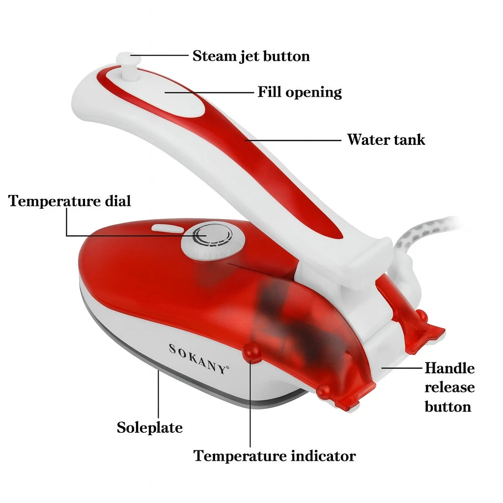 Sokany Travel Steam Iron