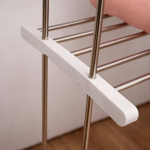2 Tier Freestanding Stainless Steel Towel Rack