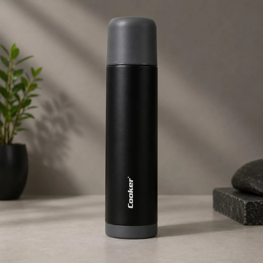 Cooker Thermos Vacuum Insulated Thermos Bottle 750ML 304 Stainless Steel Travel Coffee Tea Water Flask Leak Proof Hot Cold Bottle