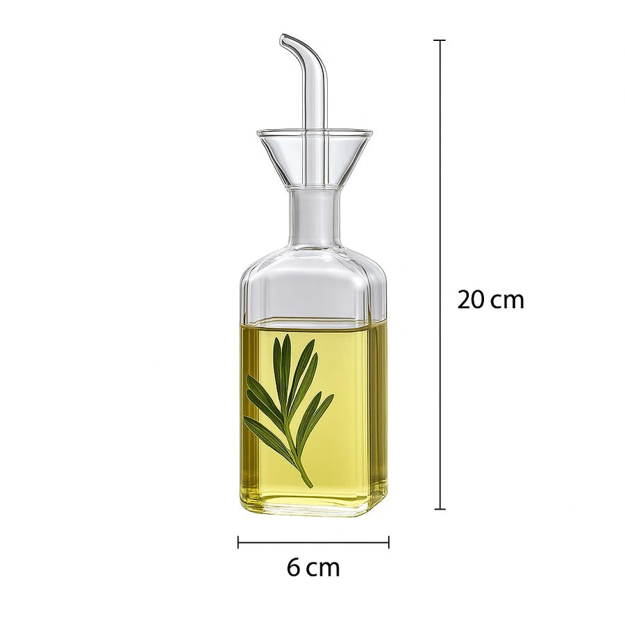 Clear Glass Oil & Vinegar Dispenser – 250ml