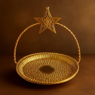 Gold Decorative Serving Stand
