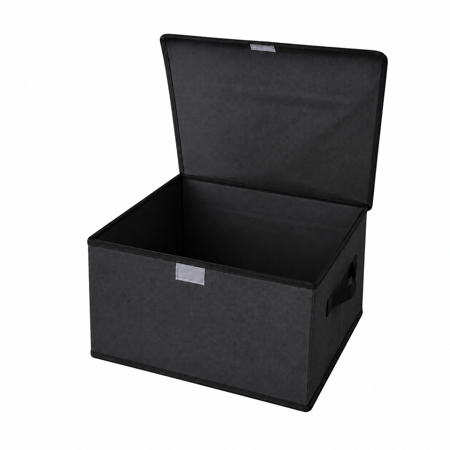 Foldable Storage Box Fabric Organizer With Lid Clothes Blanket Toy Storage Box Home Organization