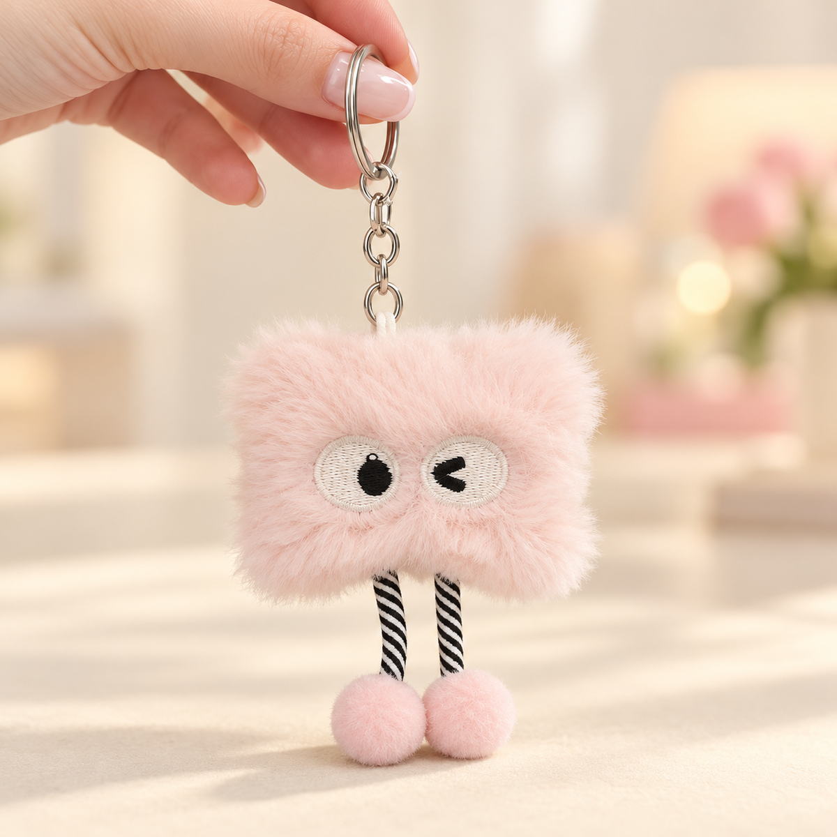 Fluffy Sound Keychain