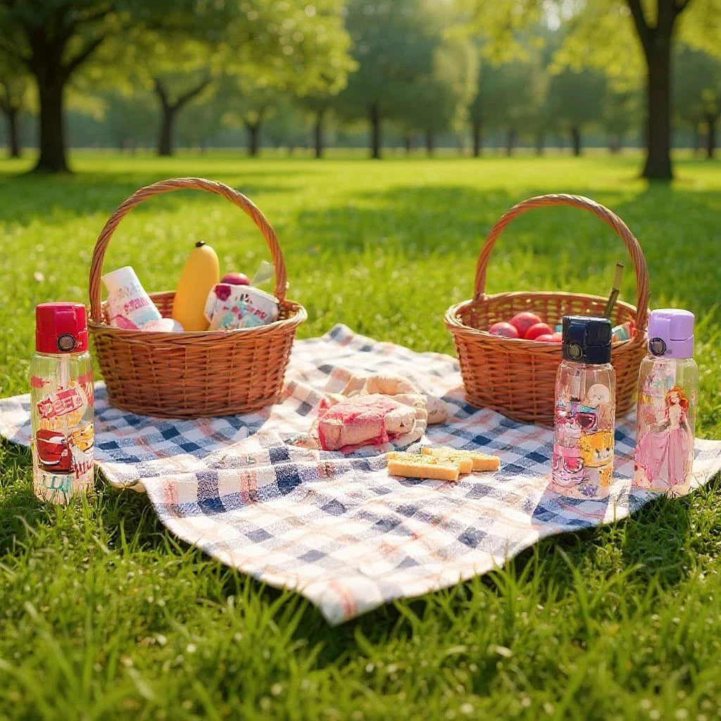 Children’s Flip Top Straw Bottle  500ml - Image 2