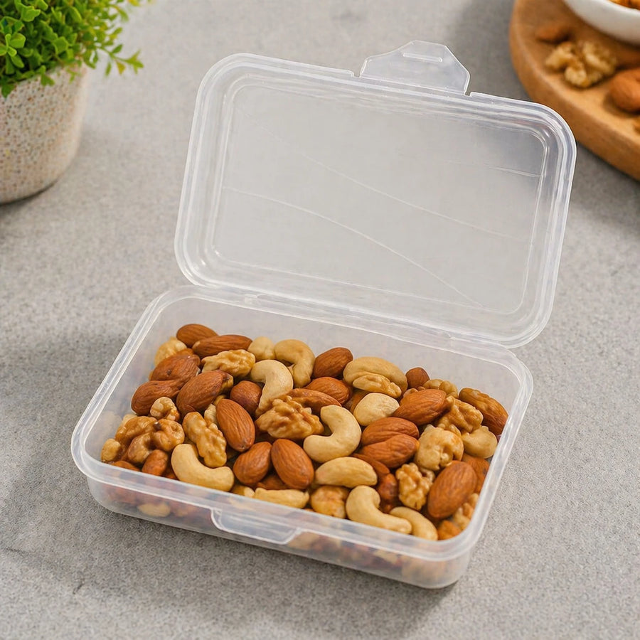 Migros Topline Clic Clac Food Storage Box 0.45L Swiss Made BPA Free Click Lock Freezer Safe Kitchen Storage 16 x 11 x 4 cm