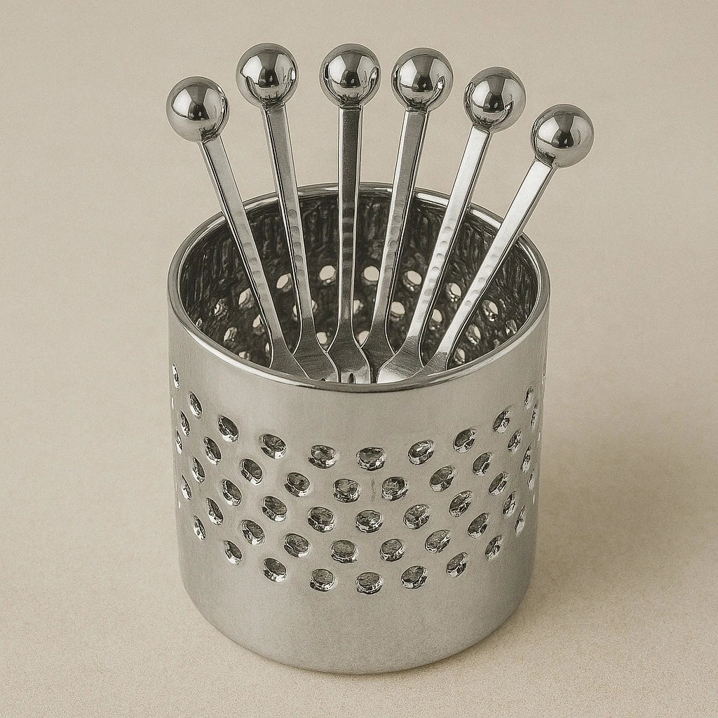 Silver Appetizer Fork Set