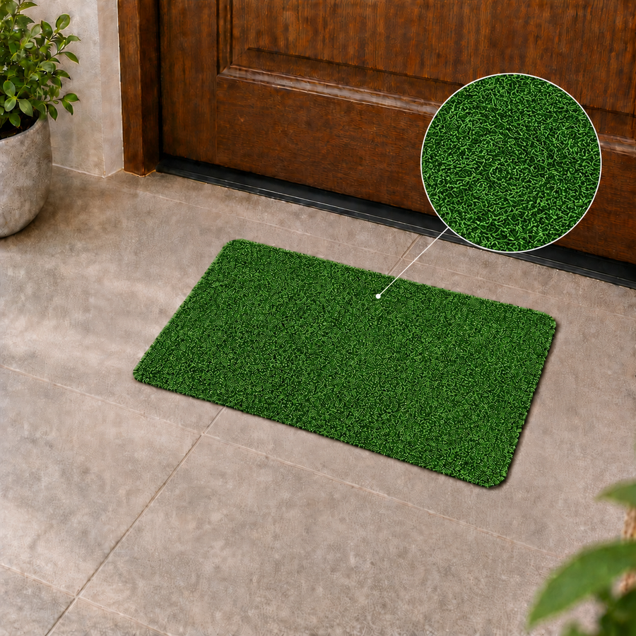 Geometric Non-Slip Door Mat Dirt Trapping Indoor Entrance Rug