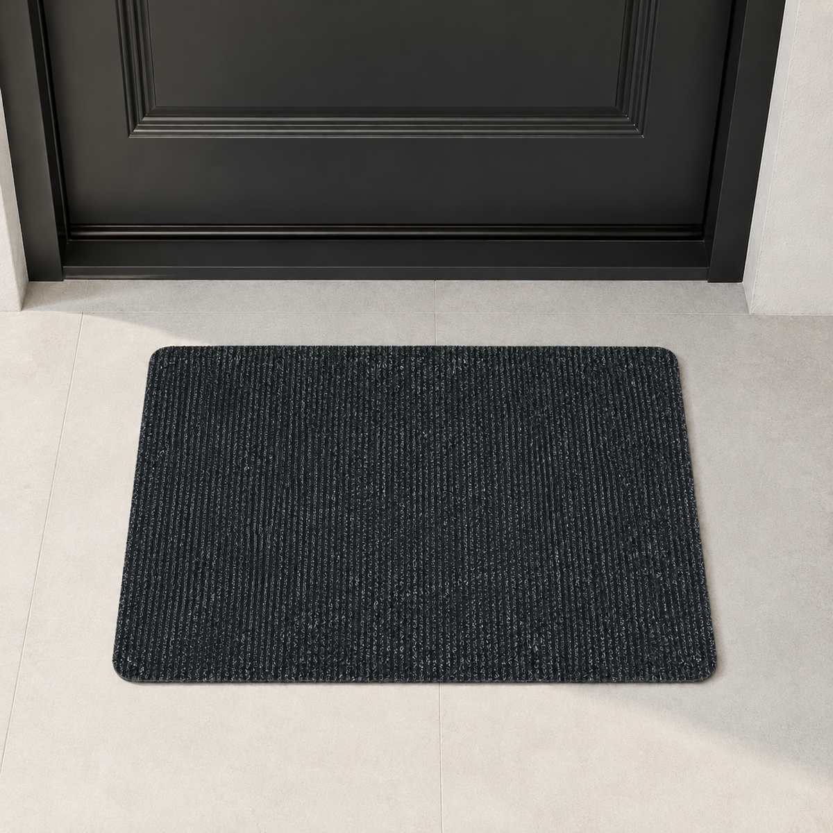 Geometric Non-Slip Door Mat Dirt Trapping Indoor Entrance Rug