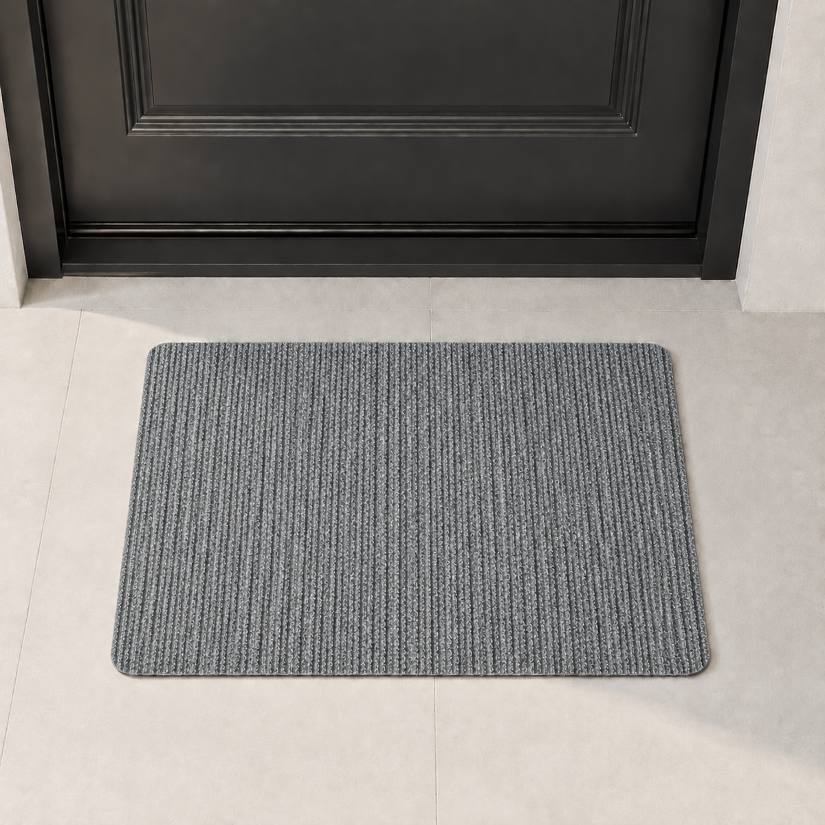 Geometric Non-Slip Door Mat Dirt Trapping Indoor Entrance Rug