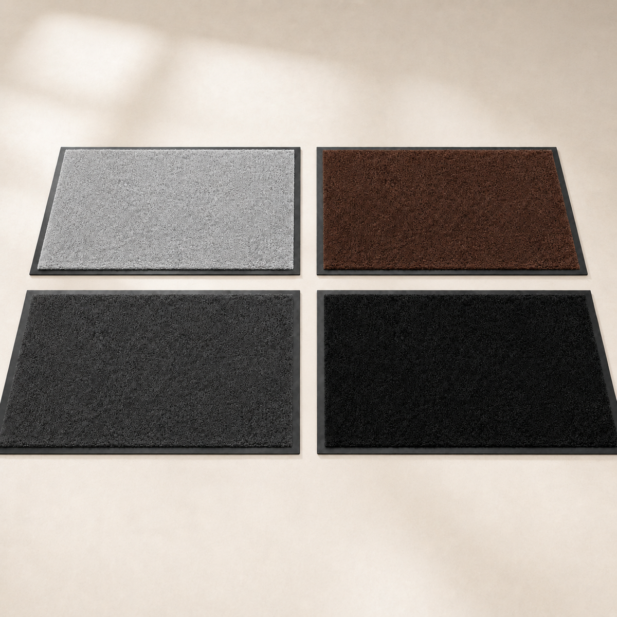 Thin Entrance Door Mat 74×48 cm Non Slip Indoor Outdoor Floor Rug