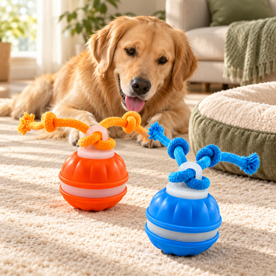 Rechargeable Interactive Rolling Pet Toy