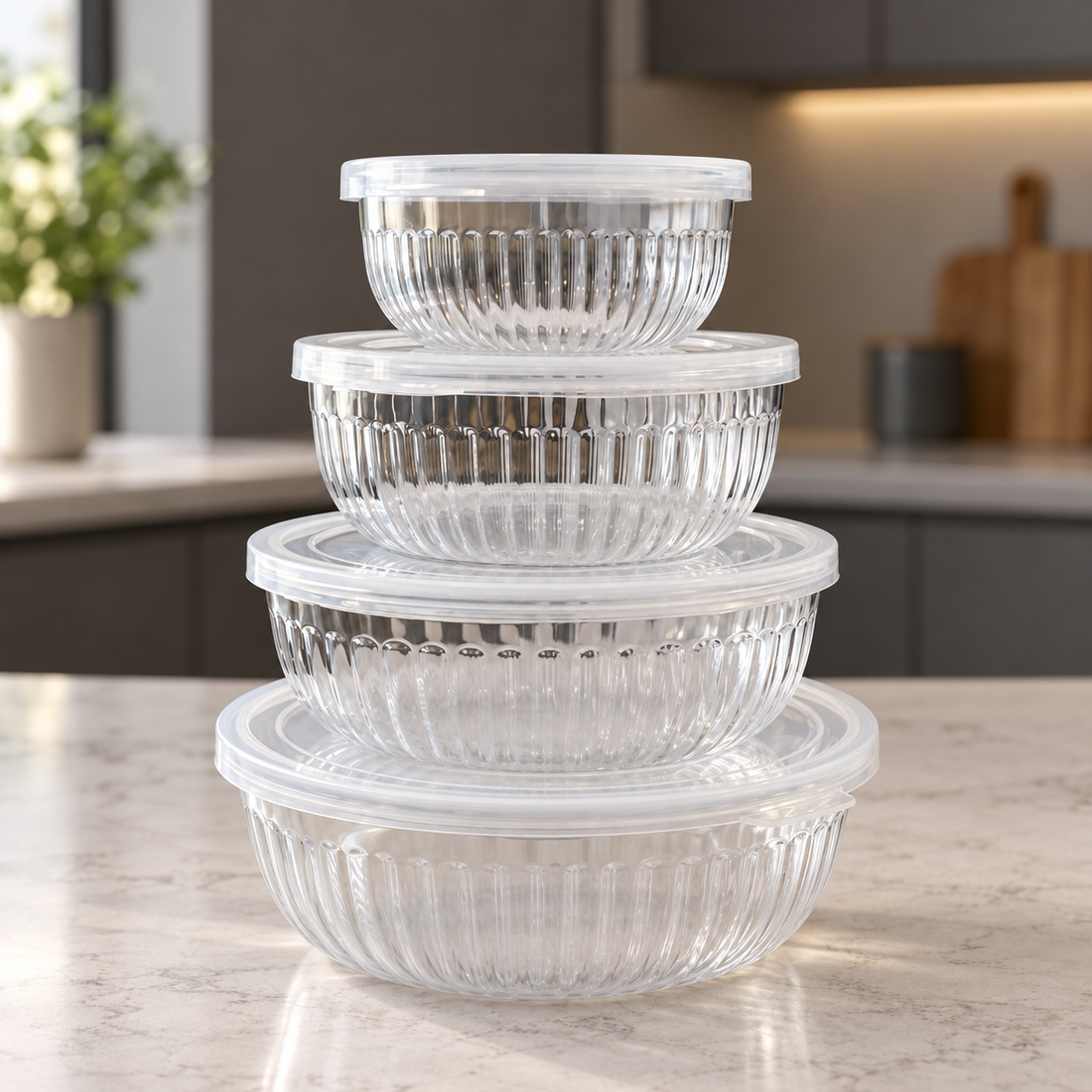Nesting Food Storage Bowls Set