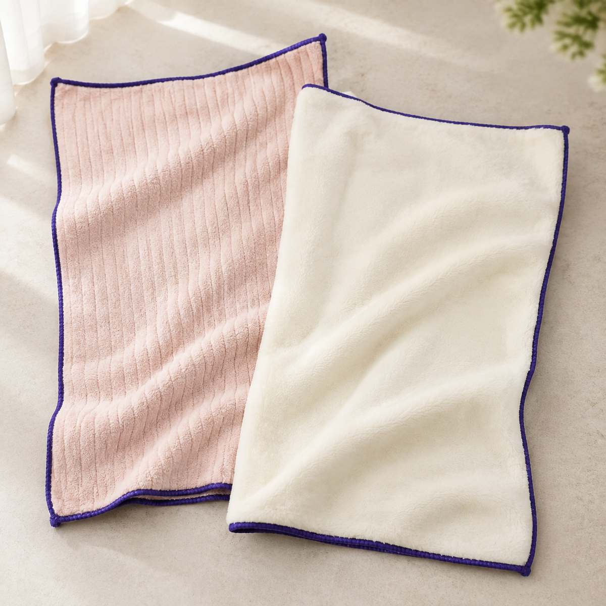 Multipurpose Cleaning Towels 75 × 34 cm Soft Highly Absorbent Reusable Cleaning Cloths for Kitchen Bathroom & Home