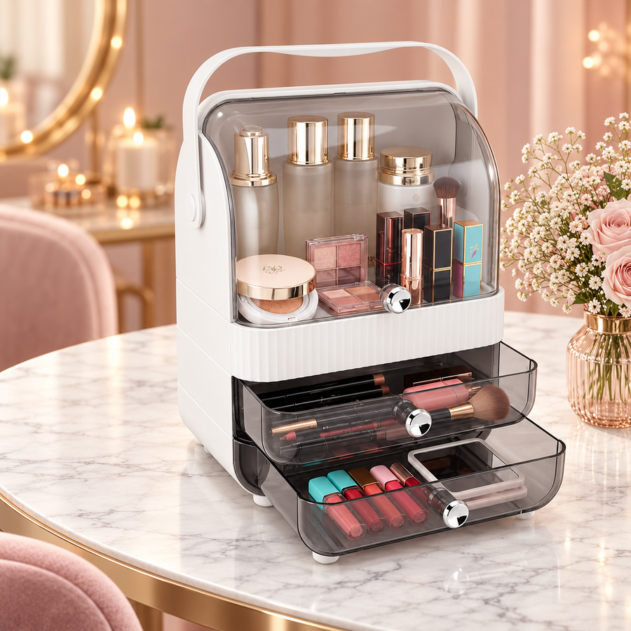Large Capacity Cosmetic Storage Case