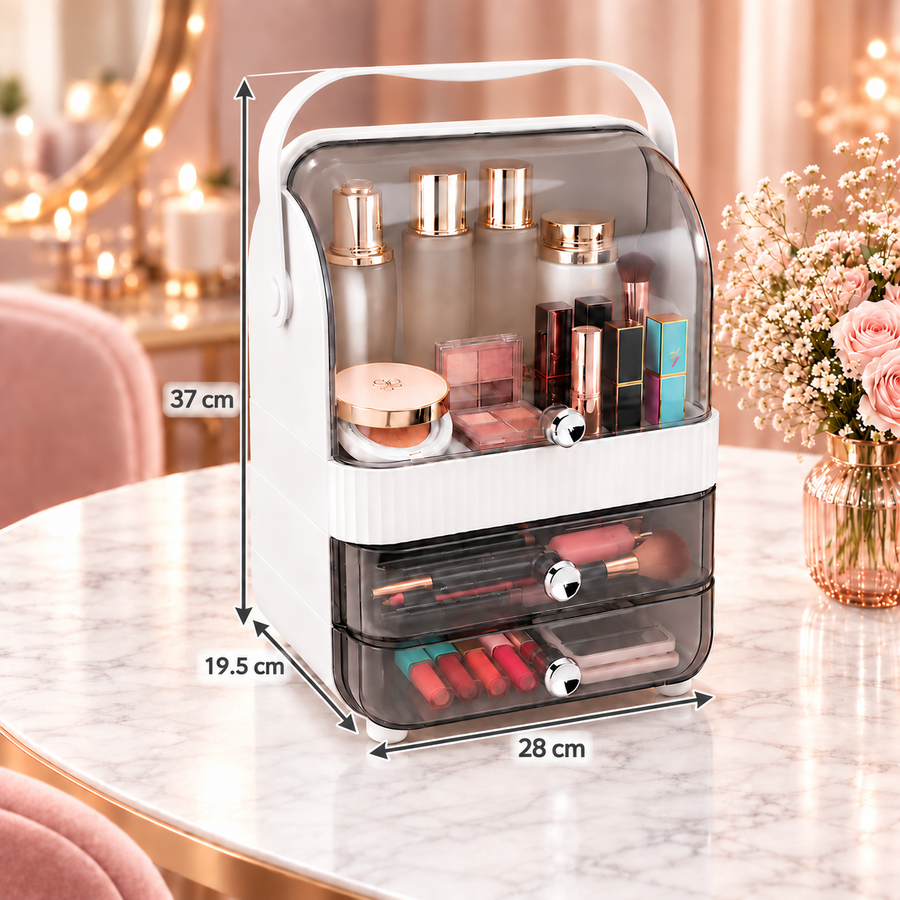 Large Capacity Cosmetic Storage Case