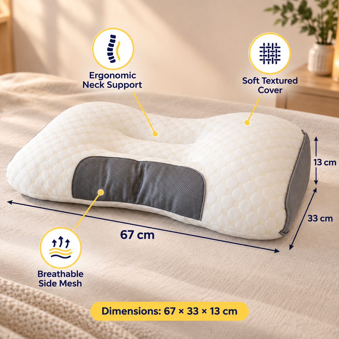 PLUMA Comfort Pillow