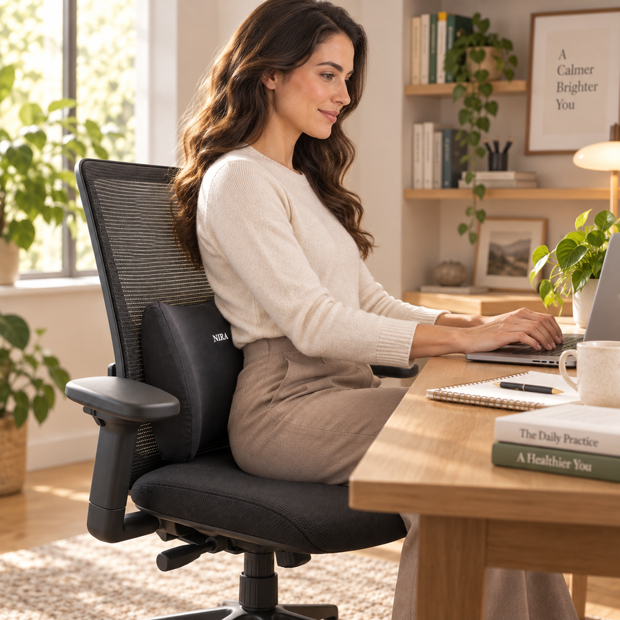 NIRA Ergonomic Back Support Pillow