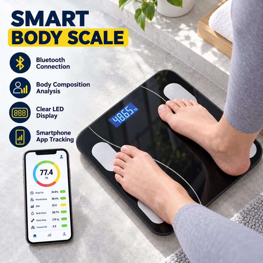 DENX Bluetooth Smart Body Weight Scale