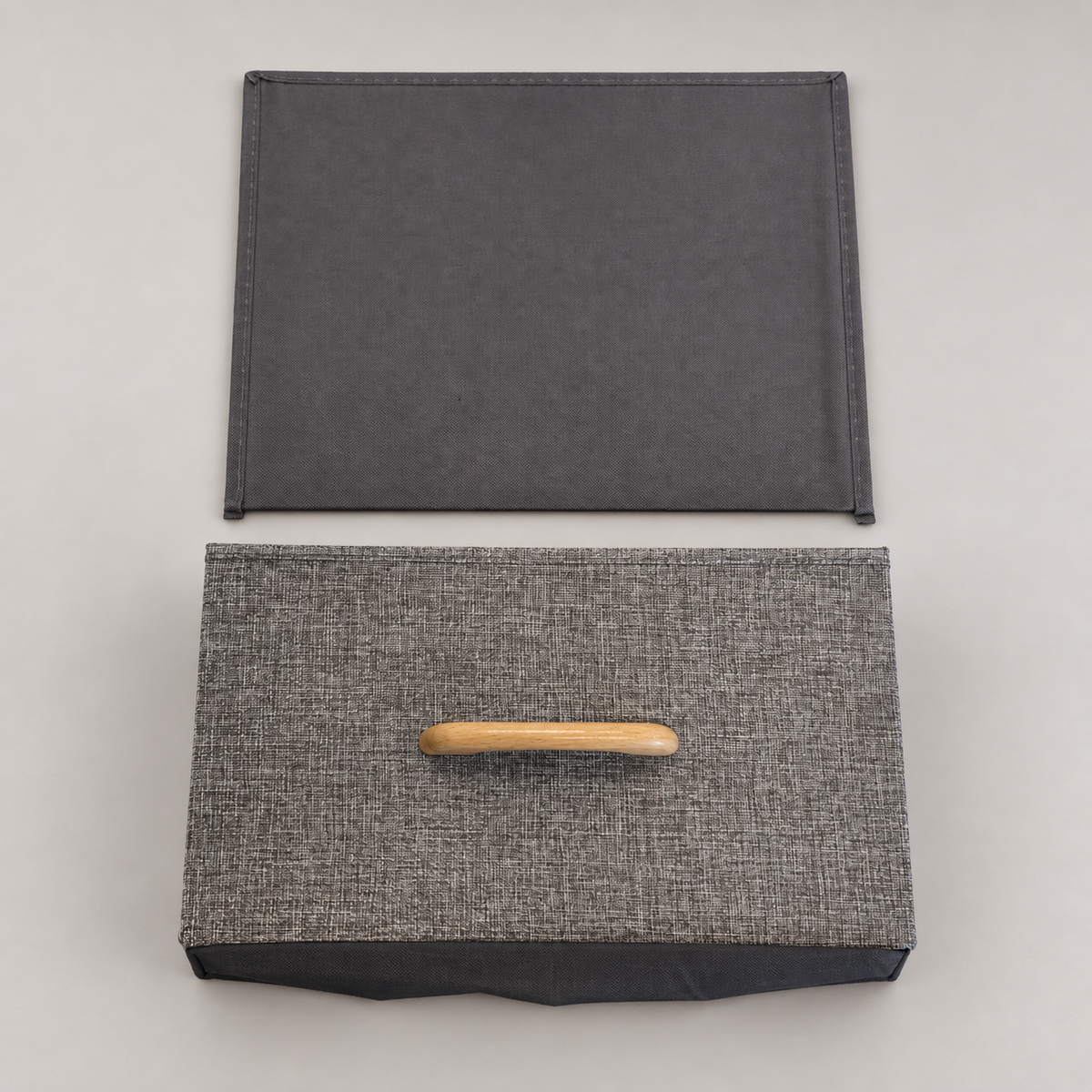 2 Drawer Fabric Storage Nightstand