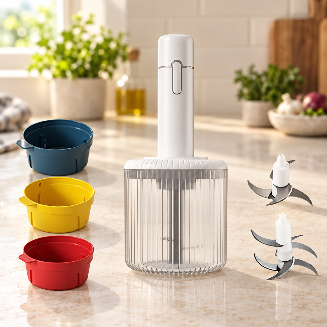 Rechargeable Electric Food Chopper