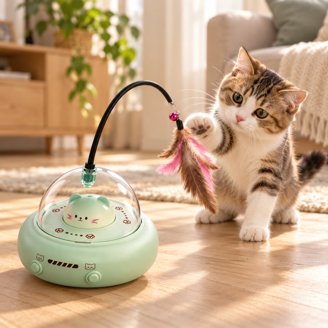 Automatic Interactive Cat Toy