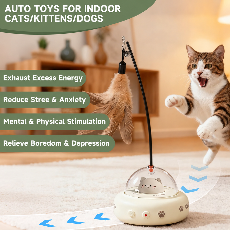 Automatic Interactive Cat Toy