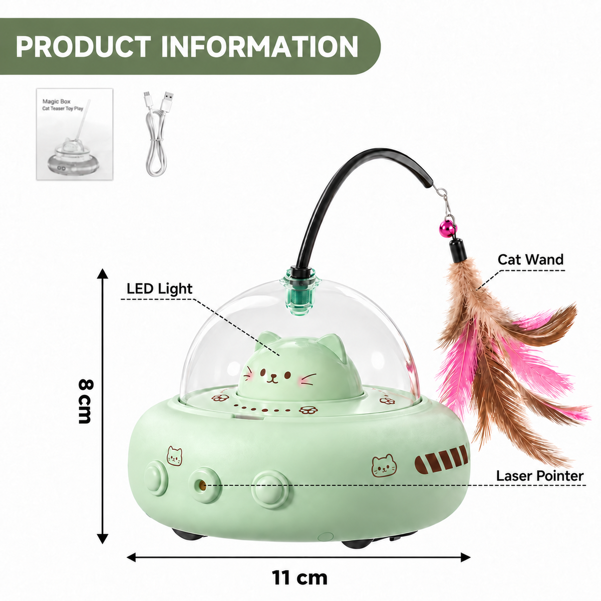 Automatic Interactive Cat Toy