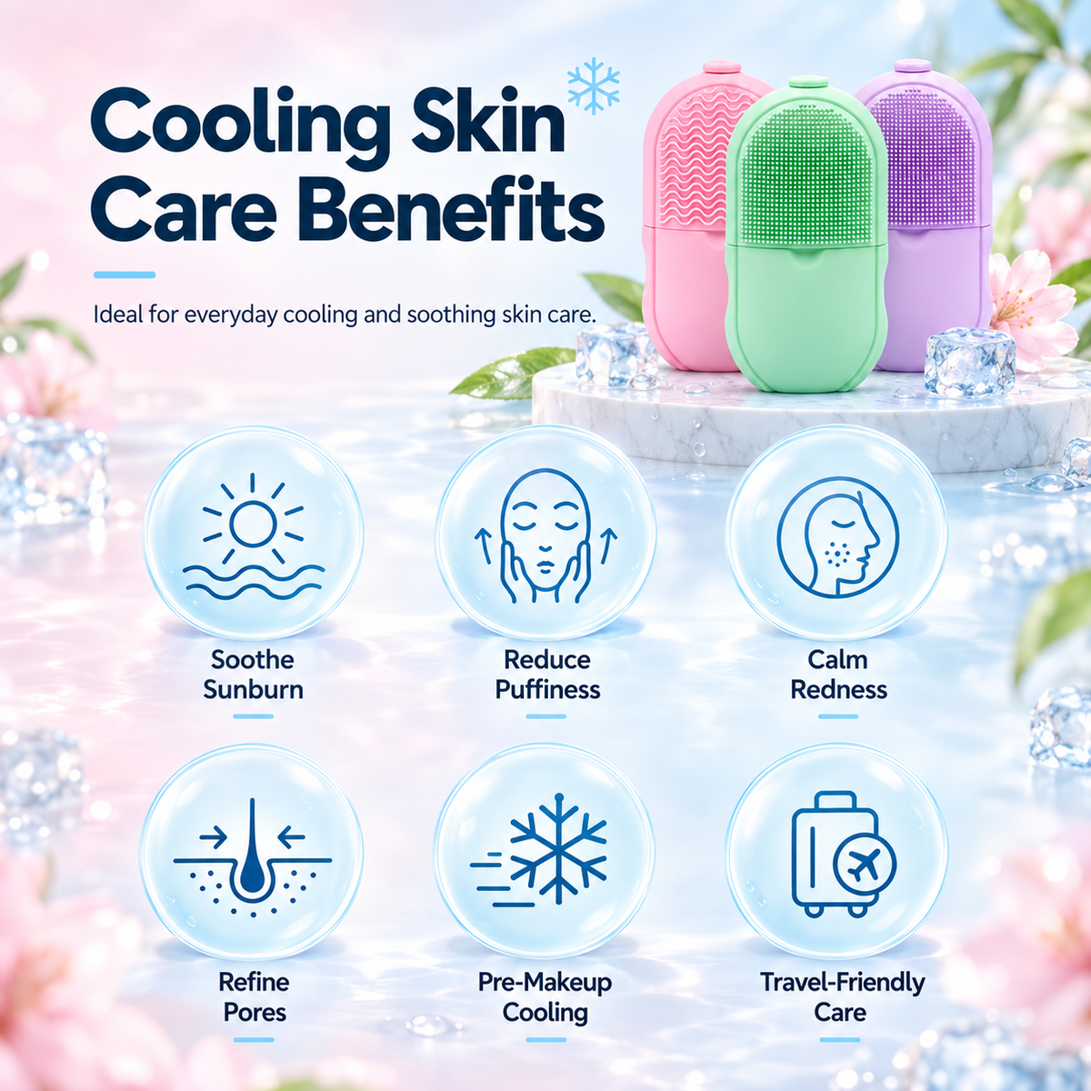 Silicone Ice Facial Mold