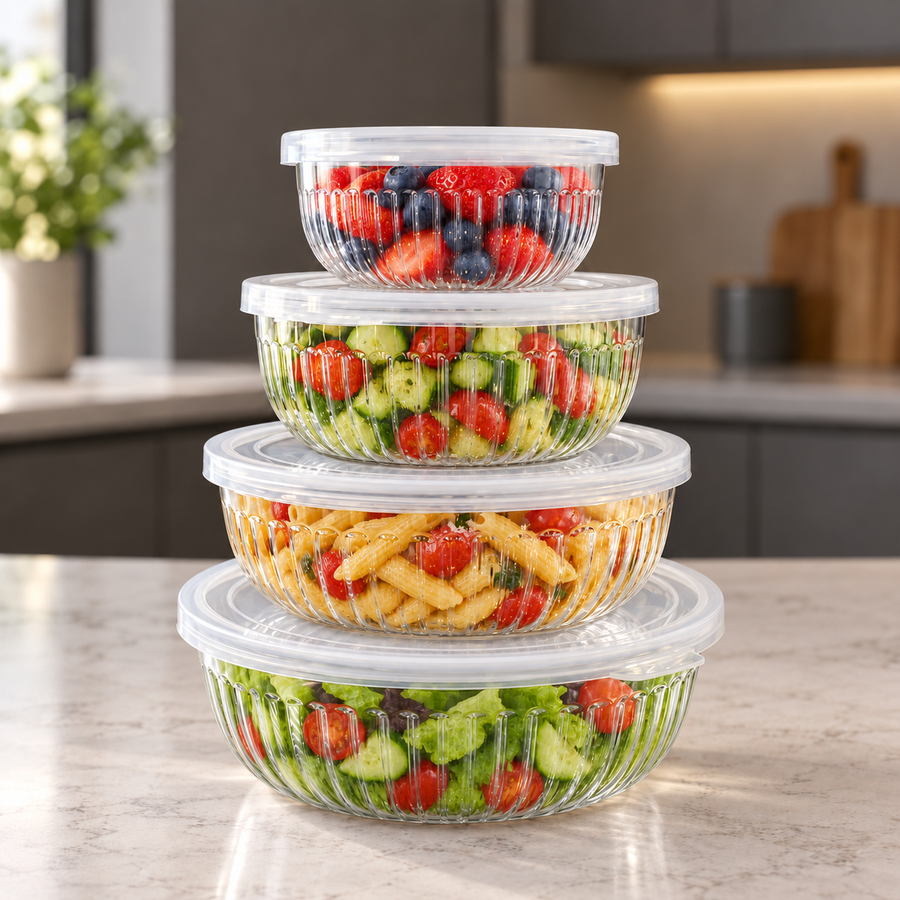 Nesting Food Storage Bowls Set