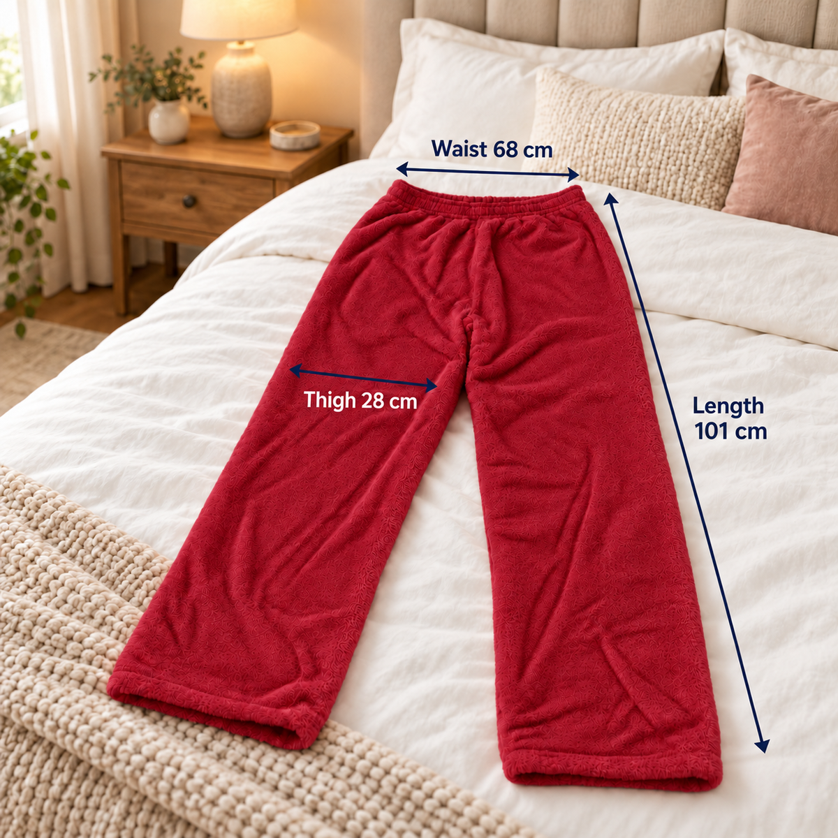 Warm Two Piece Winter Pajama Set
