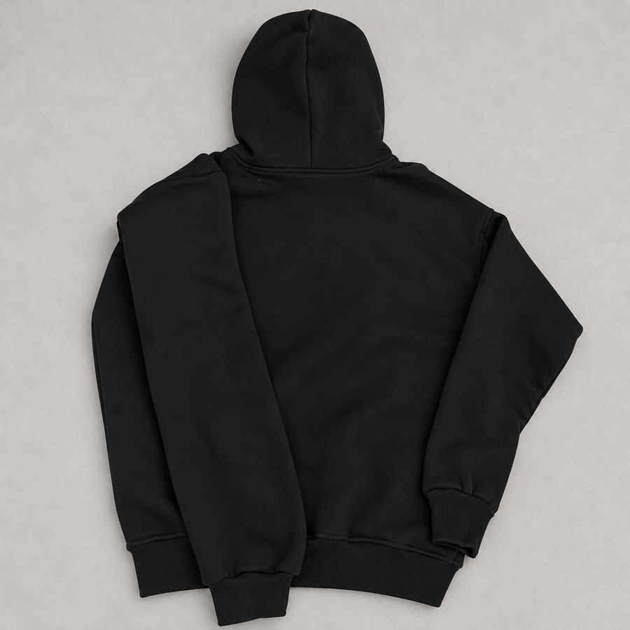 Classic Everyday Black Hoodie
