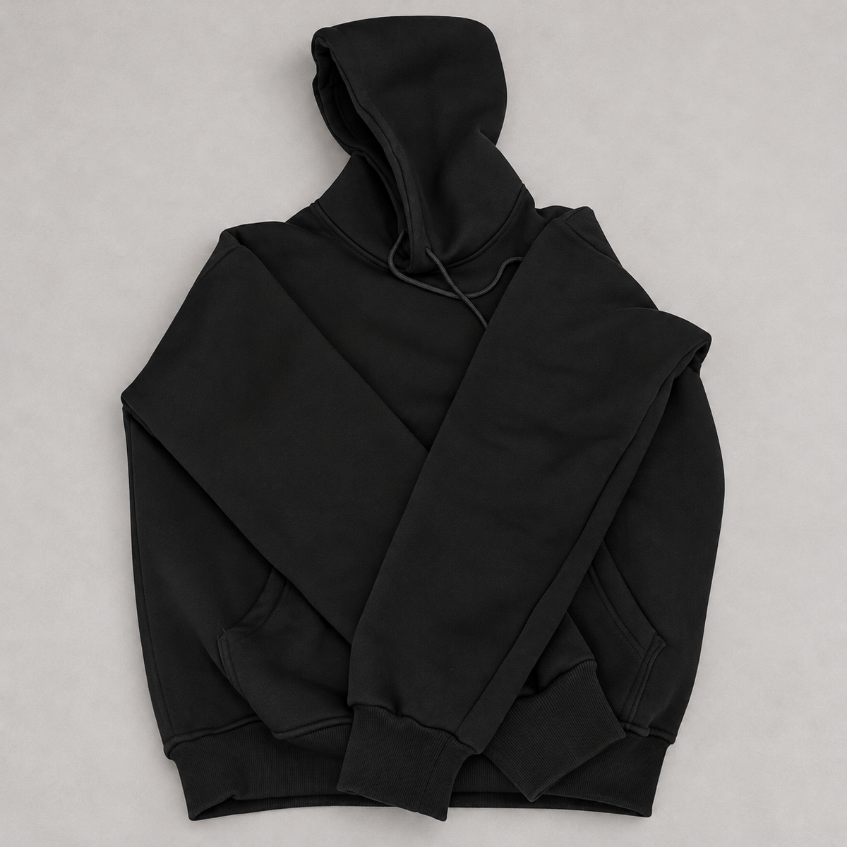 Classic Everyday Black Hoodie