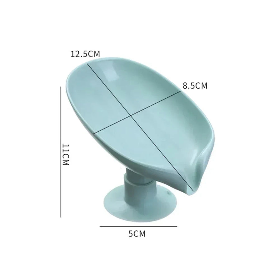 Self Draining Suction Cup Soap Holder Soap Dish for Bathroom Kitchen Sink