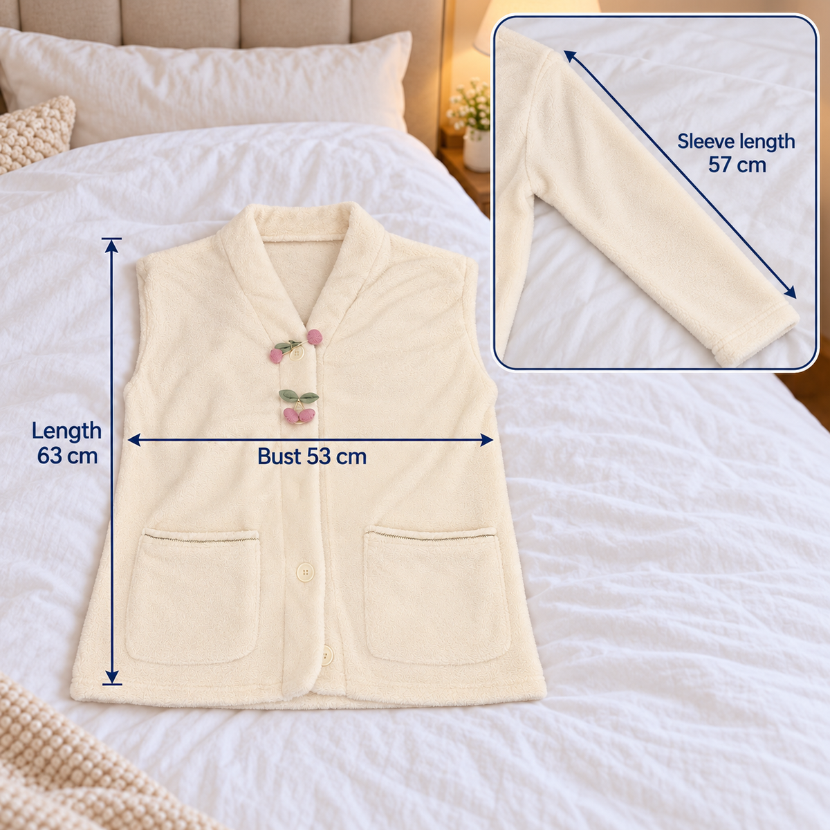 Warm Two Piece Winter Pajama Set